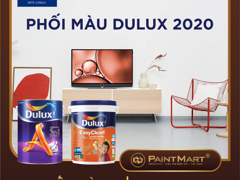 Xu hướng phối màu sơn nội thất Dulux 2020