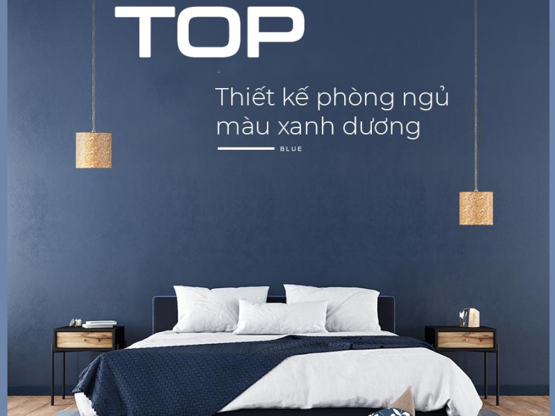 Tổng hợp các màu xanh dành cho phòng ngủ đẹp như mơ