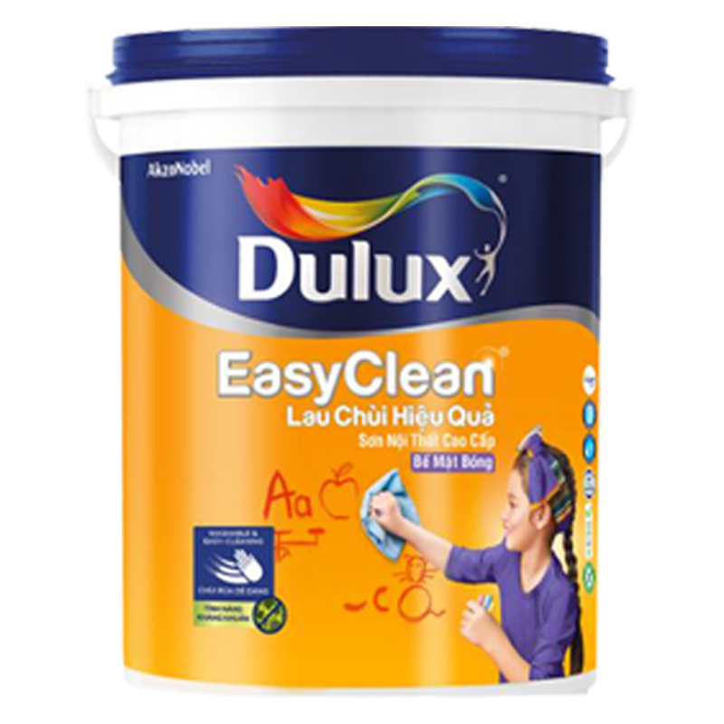 Cùng tìm hiểu sơn nội thất Dulux EasyClean - sản phẩm sơn thông minh có khả năng chống bám bẩn và dễ lau chùi. Cho tường nhà của bạn một lớp phủ vừa đẹp vừa tiện dụng.
