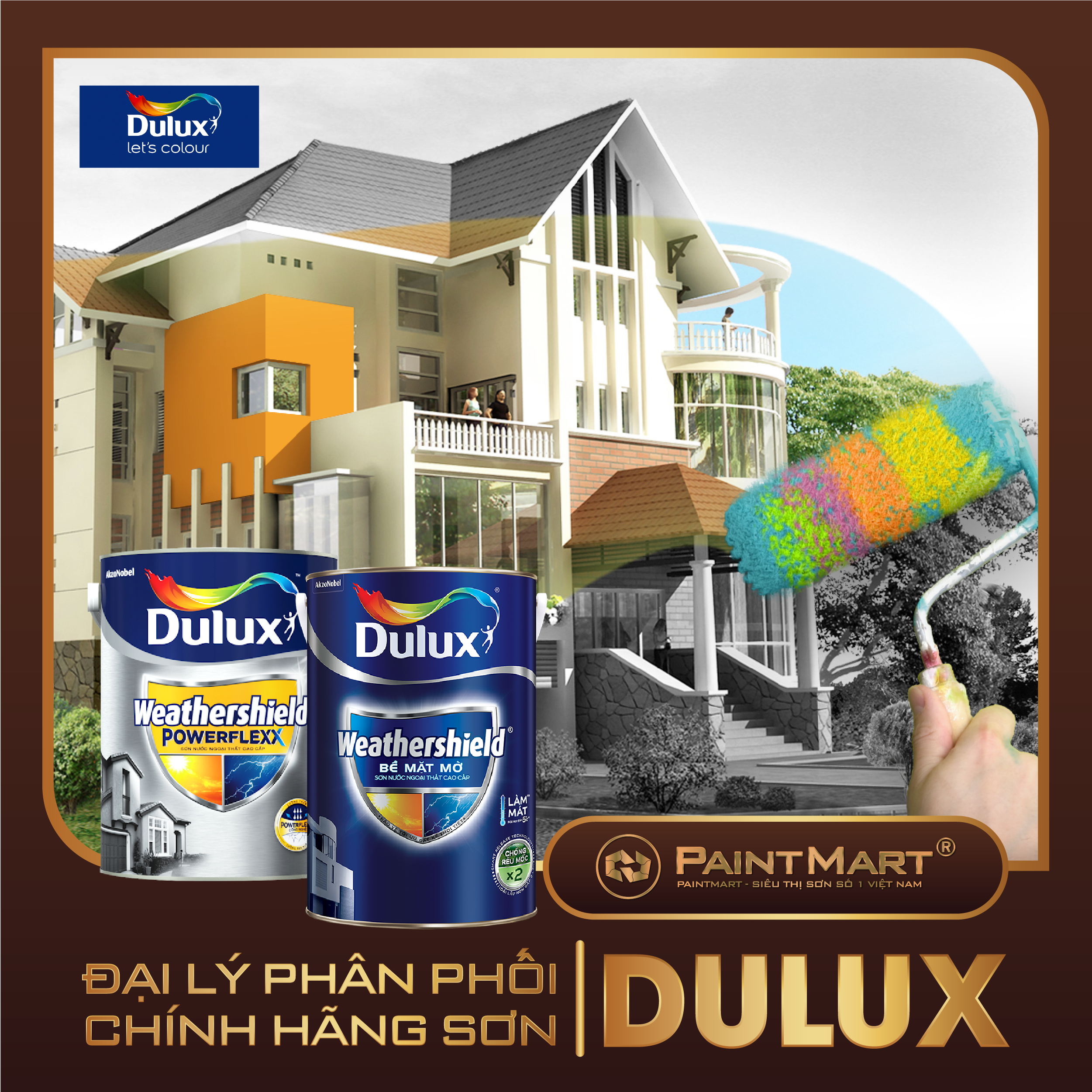 Dulux Weathershield:
Sơn Dulux Weathershield bảo vệ nhà bạn khỏi mưa, nắng và sương mù với công thức chống thấm nước, chống bong tróc và chống tia UV. Hãy xem hình ảnh để thấy hiệu quả của nó trên các ngôi nhà.